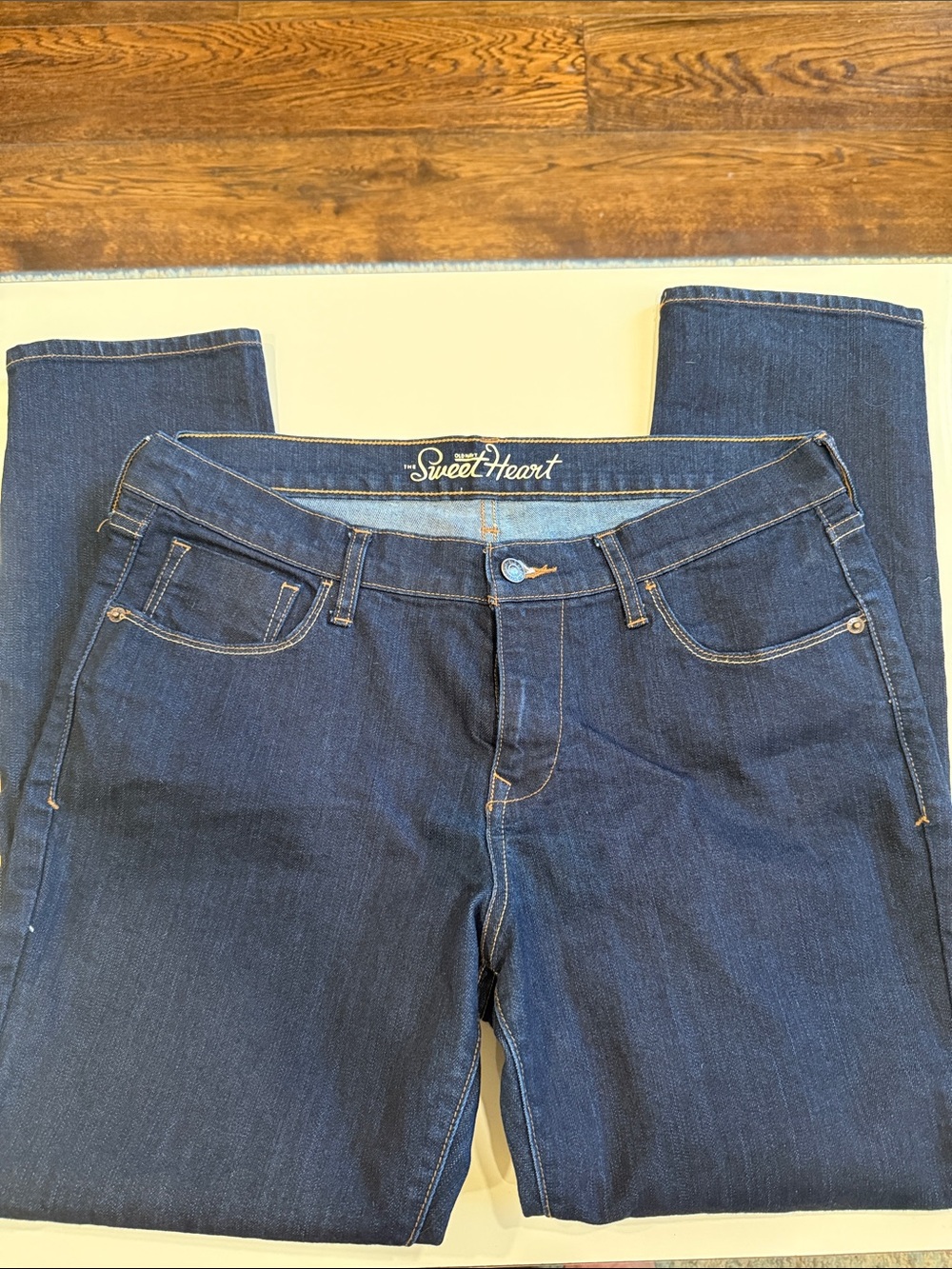 Old Navy SweetHeart Dark Indigo Straight Leg Jeans